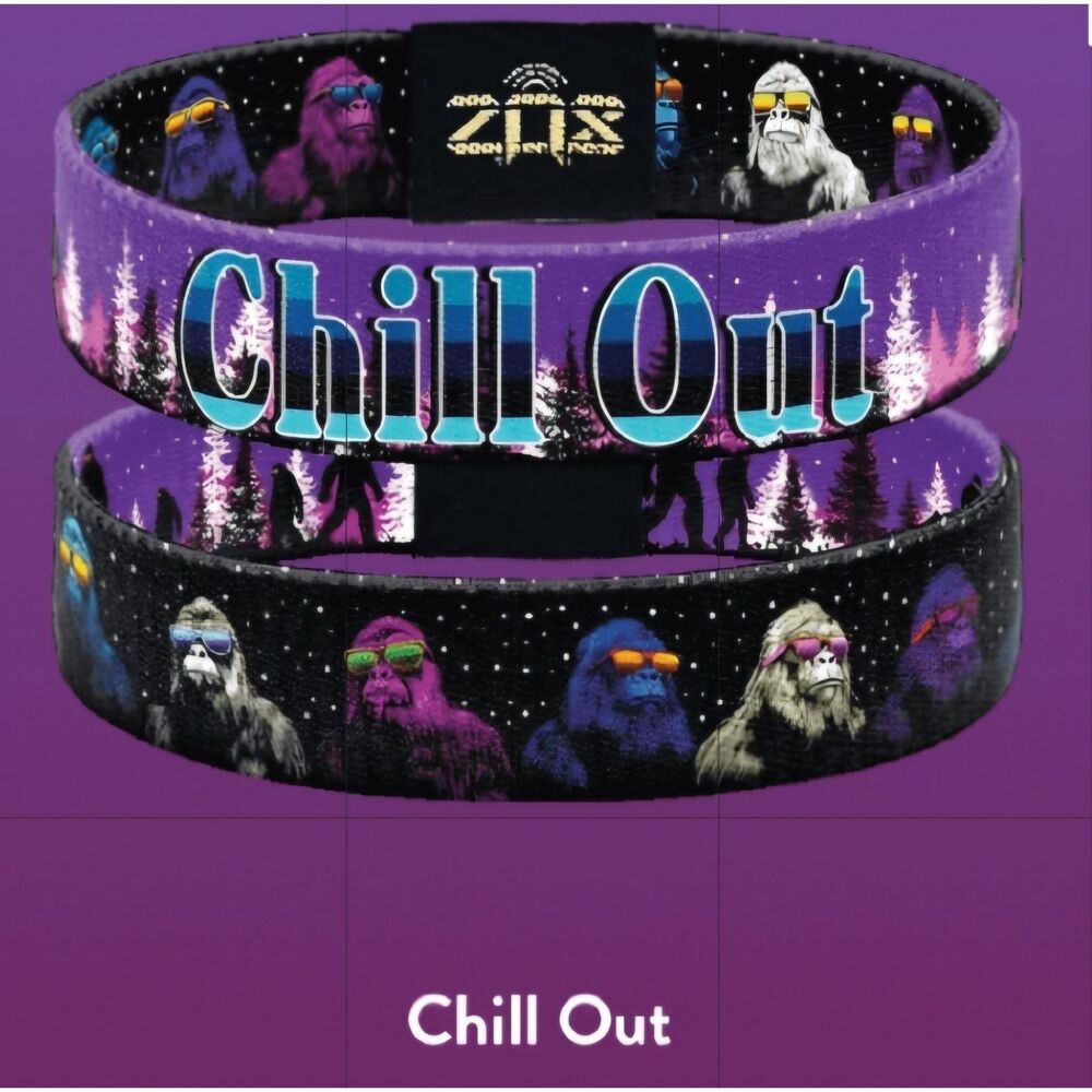 ZOX "CHILL OUT" #X159 HOLOGRAPHIC Winter Wonders RARE INTERACTIVE WRISTBAND - Picture 3 of 12